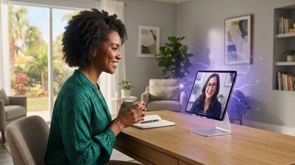 Florida Blue Cross Blue Shield telepsychiatry