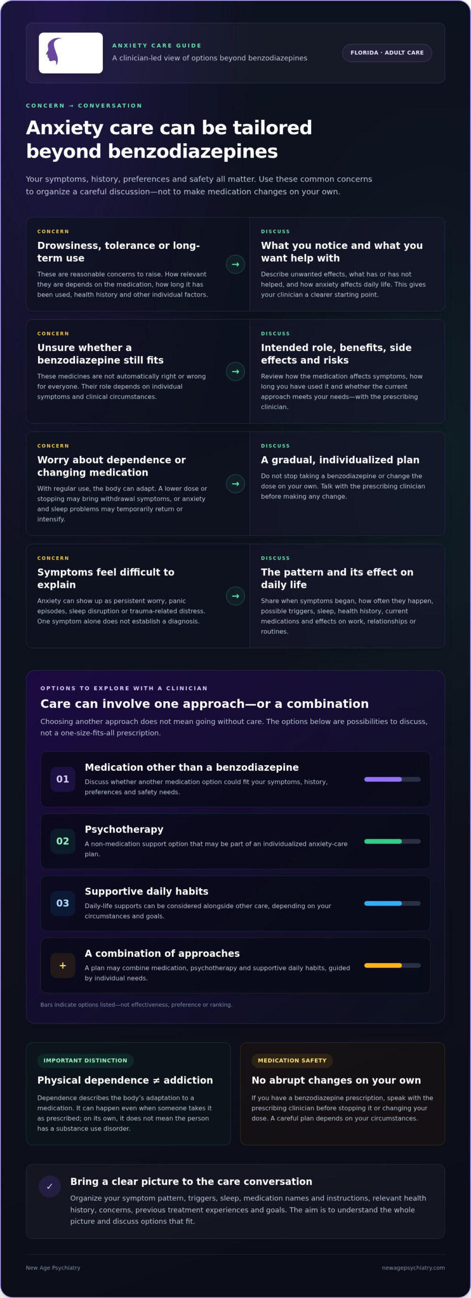 Managing Anxiety Without Benzodiazepines in Florida: A Supportive Guide